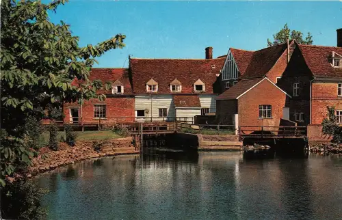 B104426 the mill flatford uk 14x9cm