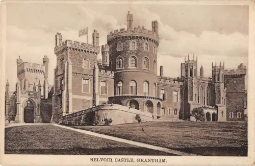 uk3905 belvoir castle grantham leicestershire real photo uk