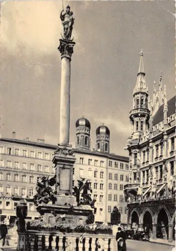 BG31461 die mariensaule am rathaus münchen germany CPSM 14,5x10cm