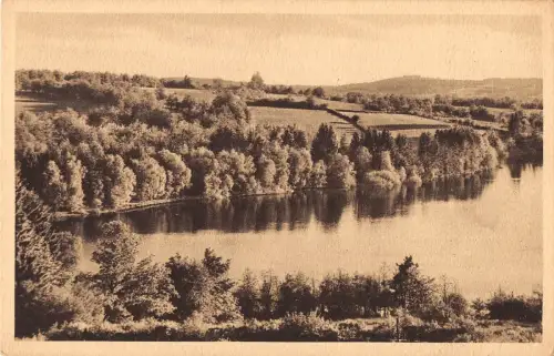 BF5967 bords du lac au cern lac des settons le morvan france Frankreich