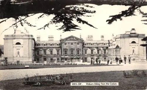 uk18878 woburn abbey from the cedars real photo uk