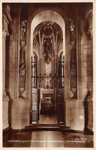 uk41321 the shrine scottish national war memorial edinburgh real photo uk