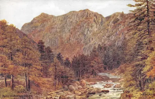 uk106 pass of aberglaslyn real photo uk