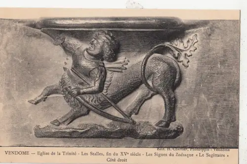 BF16259 la sag vendome eglise de la trinite les stalles france front/back image