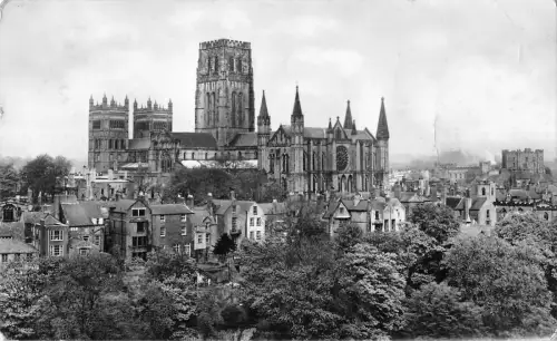 uk1705 durham cathedral real photo uk