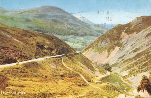uk6864 sychnat pass wales uk