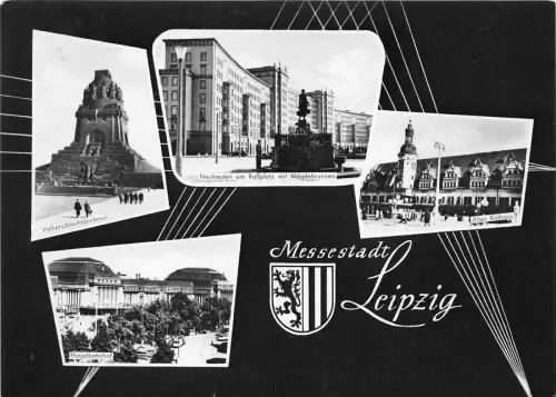 BG16095 Multi Views Leipzig Germany CPSM 14,5x9cm