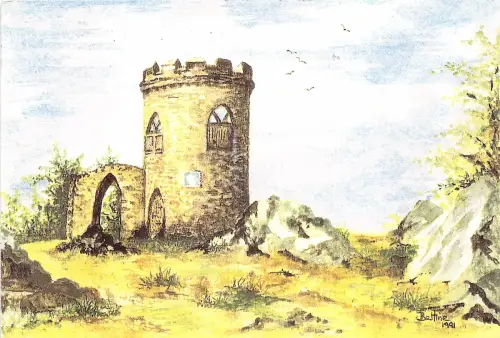 Lot242 Bradgate Park Old John Bettine Barton Gemälde Postkarte Leicestershire UK