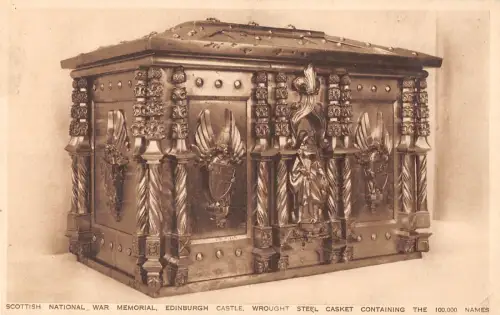 uk20304 scottish national war memorial edinburgh castle real photo uk
