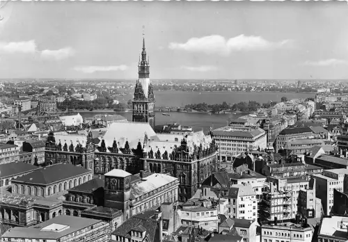 BG29509 hamburg blick auf die stadt germany CPSM 14,5x10cm