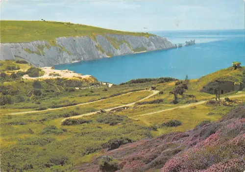 BR91139 Alum Bay and the Needles Isle of Wight UK