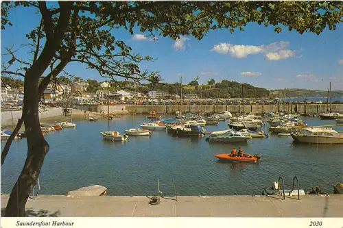 uk50573 saundersfoot harbour wales uk
