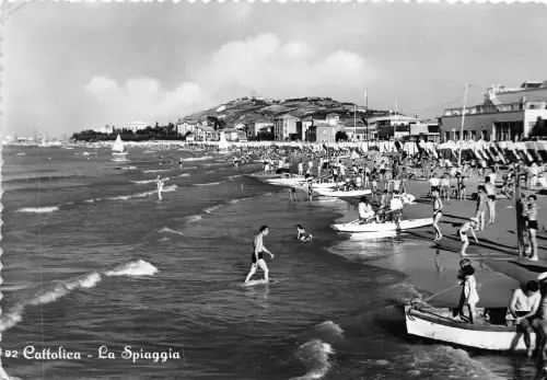 B69876 Italia Cattolica La Spiaggia Boote Bateaux Italien