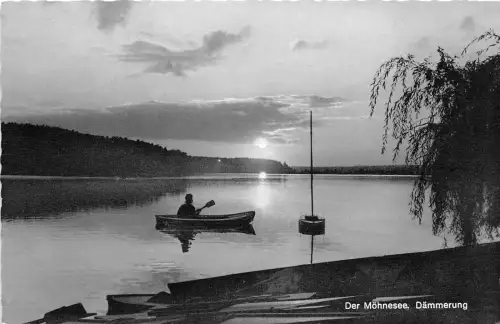 BG7916 der mohne see talsperre kreis soest boot germany CPSM 14x9cm