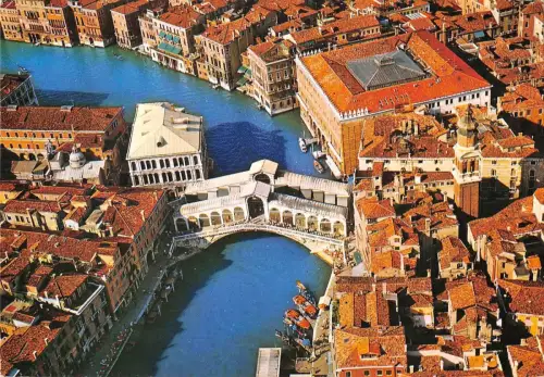 BR77003 venezia veduta aerea del rialto italy