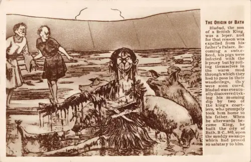BR80344 the origin of bath postkarte uk