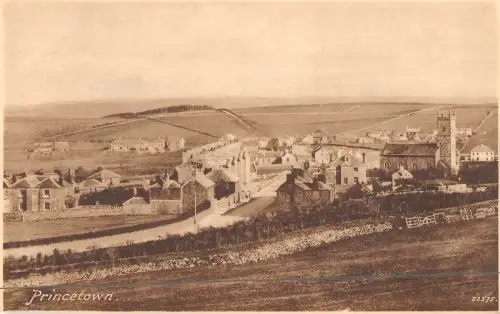 uk18786 princetown real photo uk