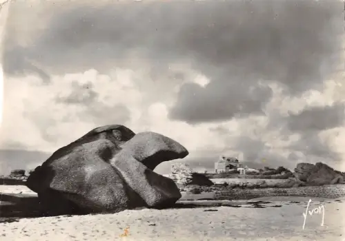 BR47890 Rocher de la sorciere Tregatsel Frankreich