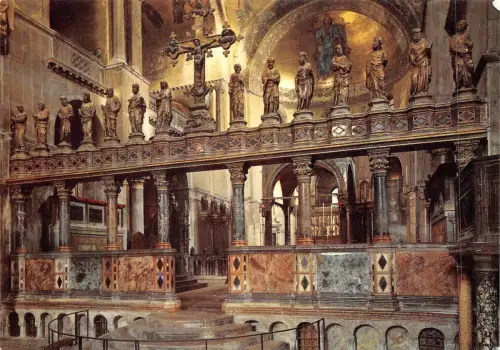 BF839 basilica s marco inconostasi venezia Italien Postkarte