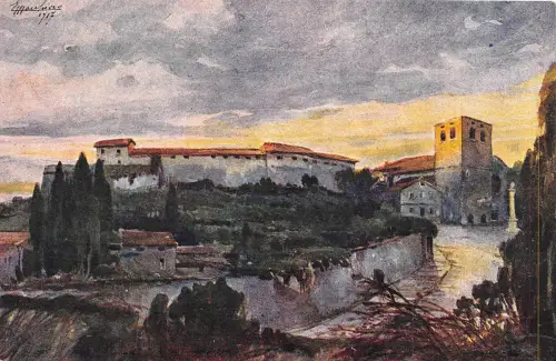 B39431 Trieste Castello e Chiesa di S Giusto italy