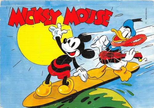 BF40862 Disney Mickey Mouse Donlad Ente Cartoon Filmstar