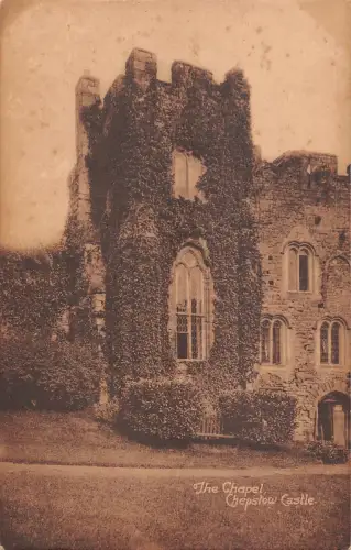 uk20186 the chapel chepstow castle wales real photo uk