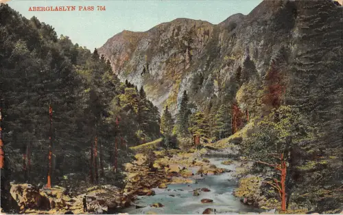 uk26576 oberglaslyn pass wales uk