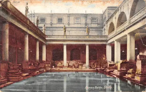 uk31543 roman baths bath uk