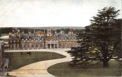 uk18876 woburn abbey east front uk