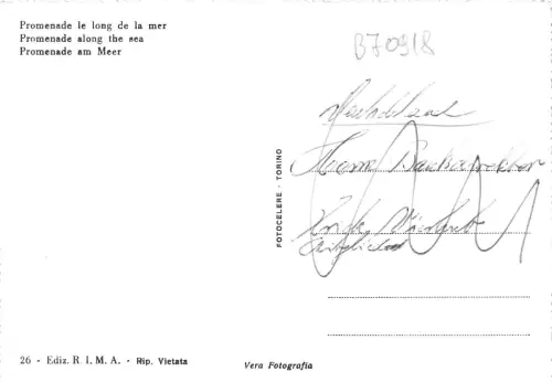 B70918 Rimini Lungomare Italien