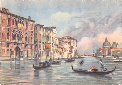BR53231 Canal Grande e chiesa della salute Venezia Italien