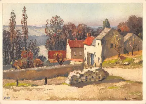 BR55035 Laplagne pres de Mantes Lackdrucke Frankreich