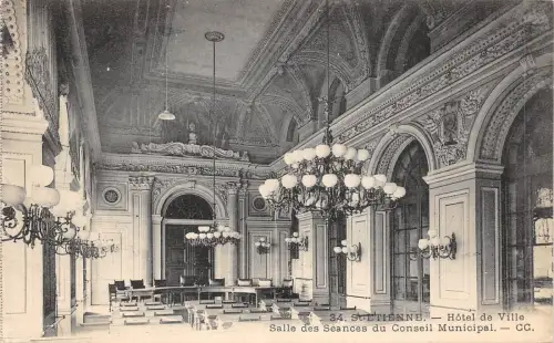 BF3049 st etienne hoytel de ville salle des sences france