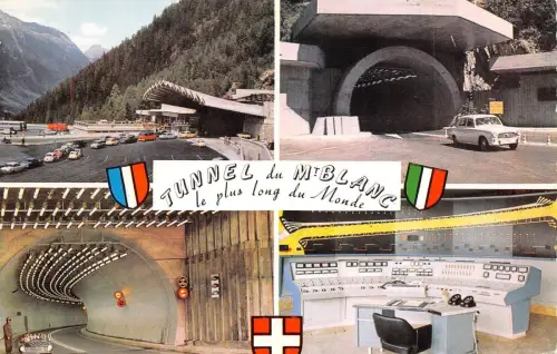 BR42685 Tunnel du Mt blanc le plus long du monde france