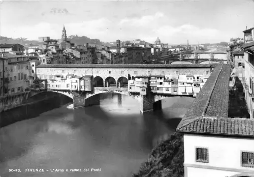 BG30575 firenze l arno e veduta dei ponti italy CPSM 14,5x10cm
