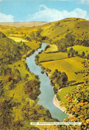 uk34676 river wye from yat rock symond yat uk