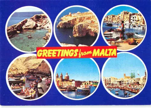 B109895 Malta South Eastern Region Multiviews Hafen Boote Bateaux Hafen