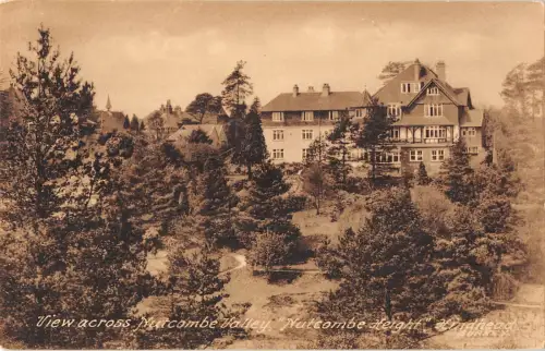 uk22211 view across nutcombe valley hindhead real photo uk