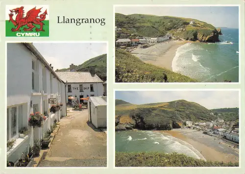 uk34729 langrannog wales uk