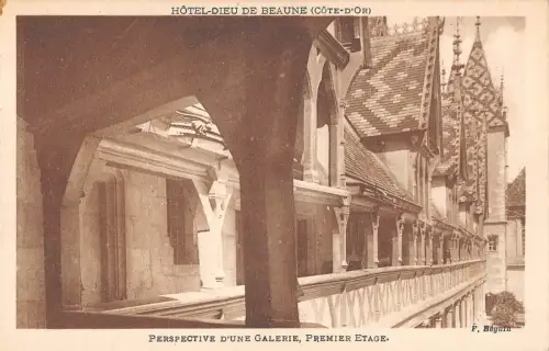BF5128 hotel dieu de beaune perspective d une galerie pr france Frankreich