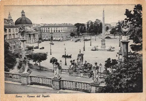 BR41074 Piazza del papolo roma Italien