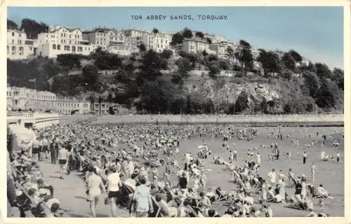 BR77382 tor abbey sands torquay uk