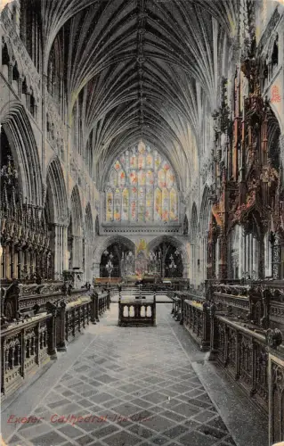 uk22496 the chor exeter cathedral uk