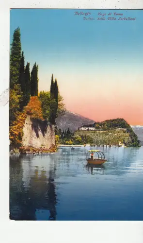 BF17259 bellgio lago di como veduta della villa sebelloni italy front/back image