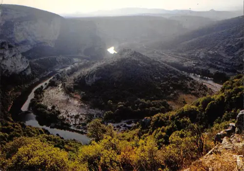 BT4956 Gorges de l ardeche vues du belbedere du serre de tourre France