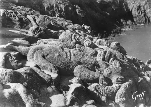 BR51293 Rotheneuf les rochers scyptes Frankreich