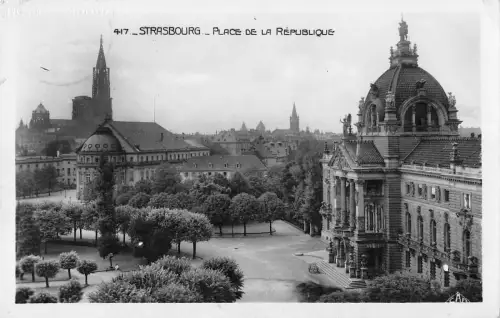 BR71589 Straßburg Place de la Republique Echtfoto Frankreich