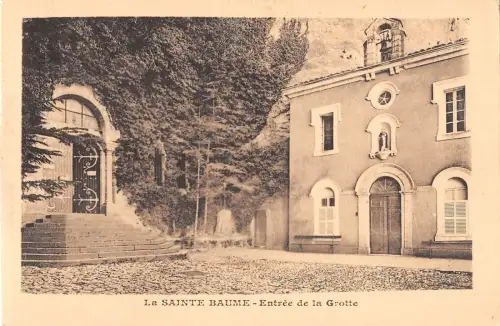 BF8269 la sainte baume entree de la grotte france Frankreich