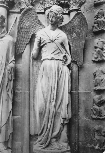 BR7989 Kathedrale de Reims L'Ange Gardien de Saint Nicaise Postkarte Frankreich