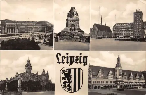 BG15323 MESSESTADT LEIPZIG MULTI VIEWS GERMANY CPSM 14x9cm